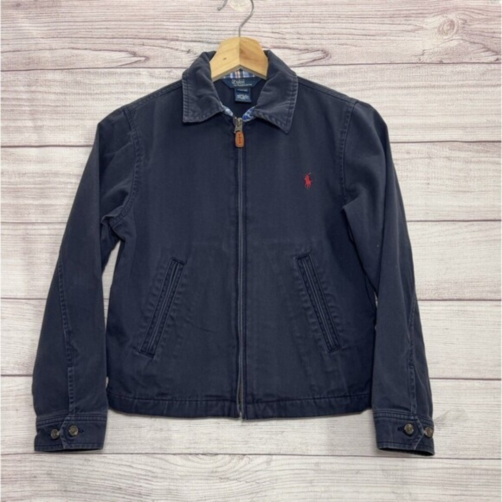 Boy’s/Kid’s Vintage Polo Ralph Lauren Full Zip Basic Jacket Size 8/10